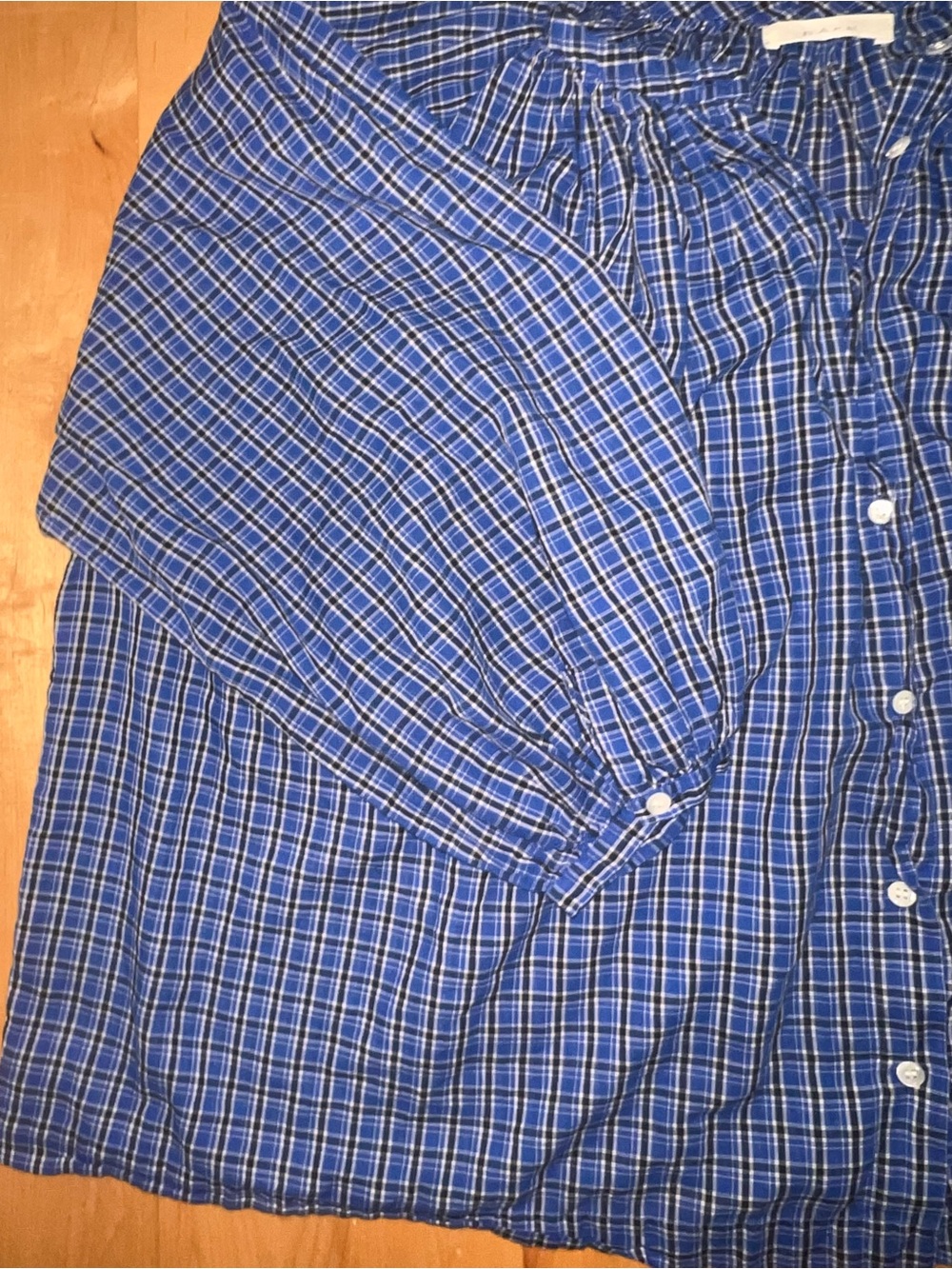 Doen Jonie Top in Cassis Check - Picture 7 of 10